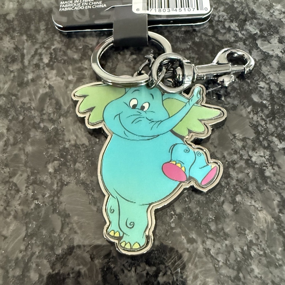 Loungefly Disney Winnie the Pooh Heffalump Lenticular Enamel Keychain  New